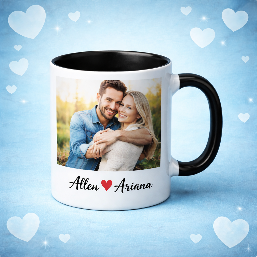 Dual Tone Black Mug